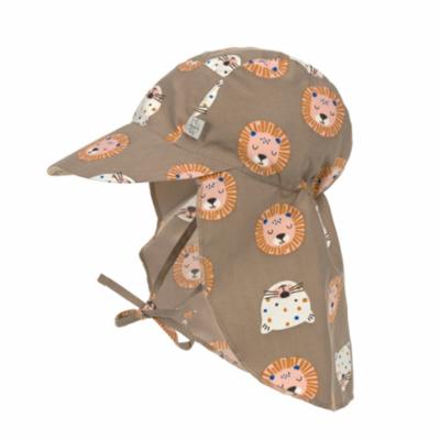 Lässig UV-hattu lipalla - Wild Cats choco, 7-18 kk