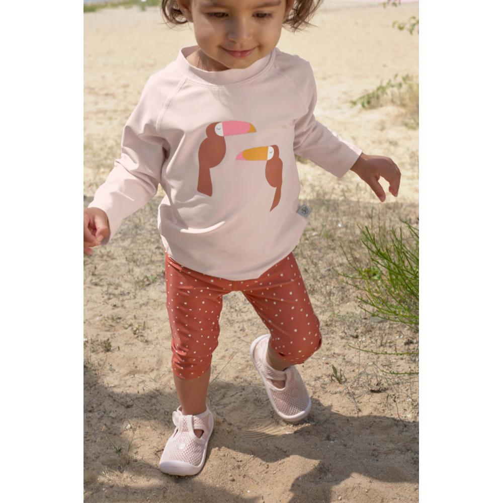 Lässig Pitkähihainen UV-paita - Toucan rose, 7-12 kk, koko 74/80