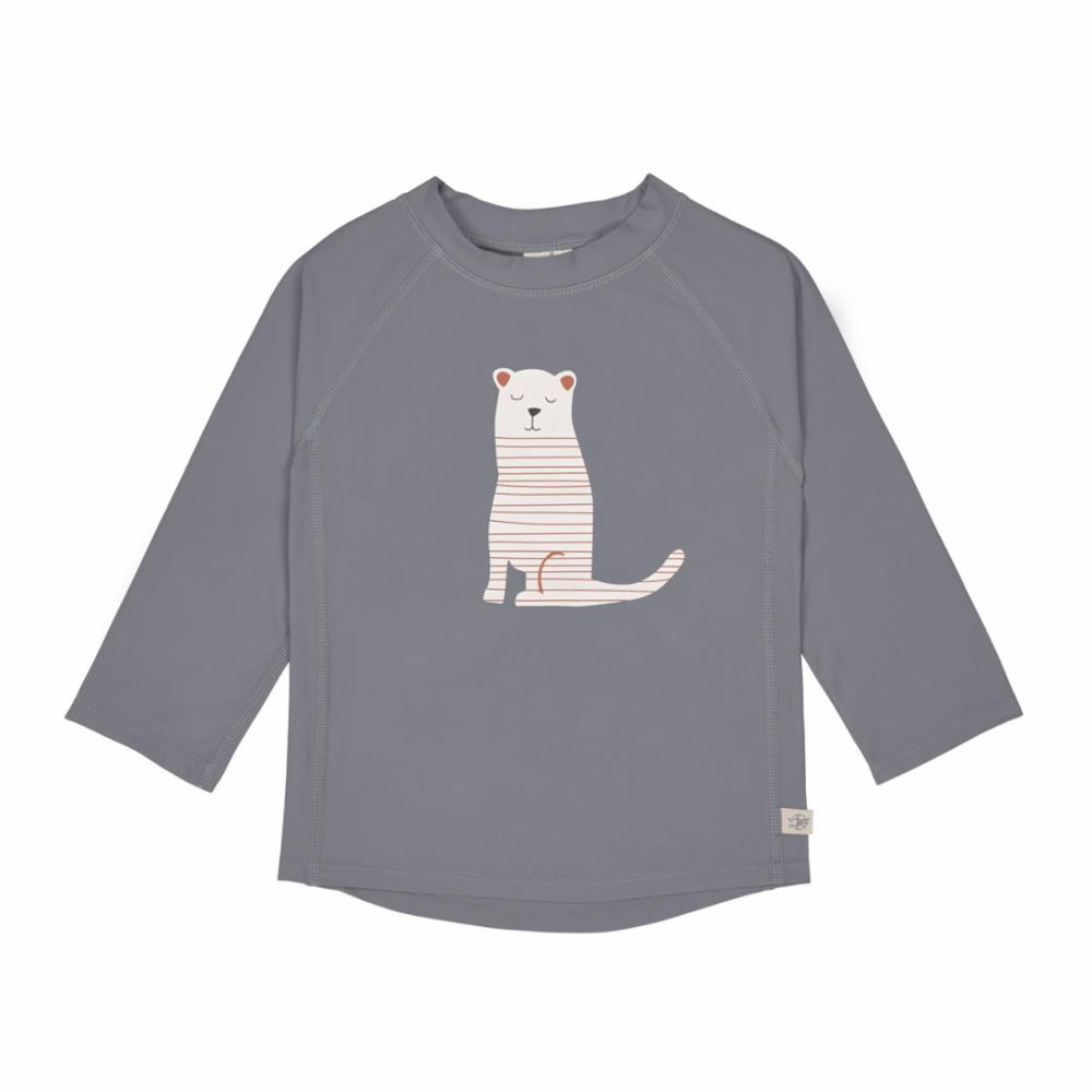 Lässig Pitkähihainen UV-paita - Tiger grey, 7-12 kk, koko 74/80