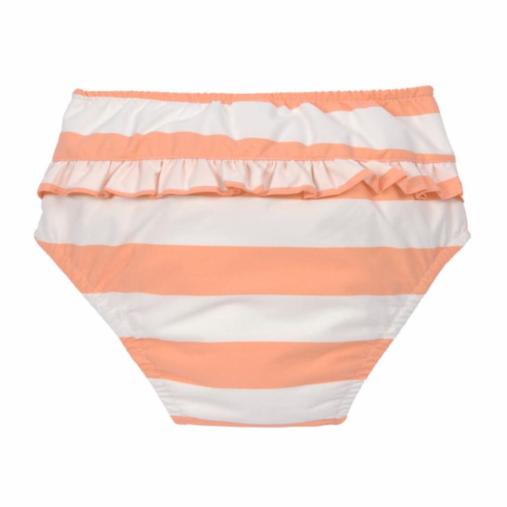 Lässig Uimavaippa - Block Stripes peach, 3-6 kk, koko 62/68