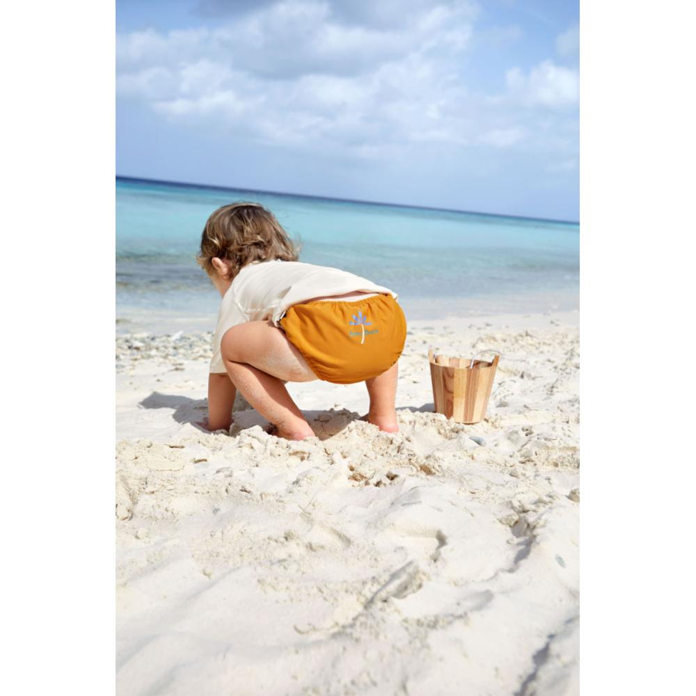 Lässig Snap Swim diaper, Gold, 12 mo