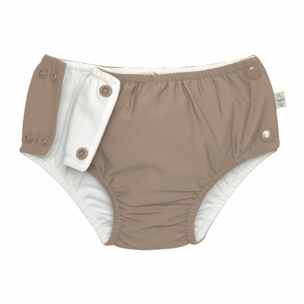 Lässig Snap Swim diaper, Choco, 12 mo