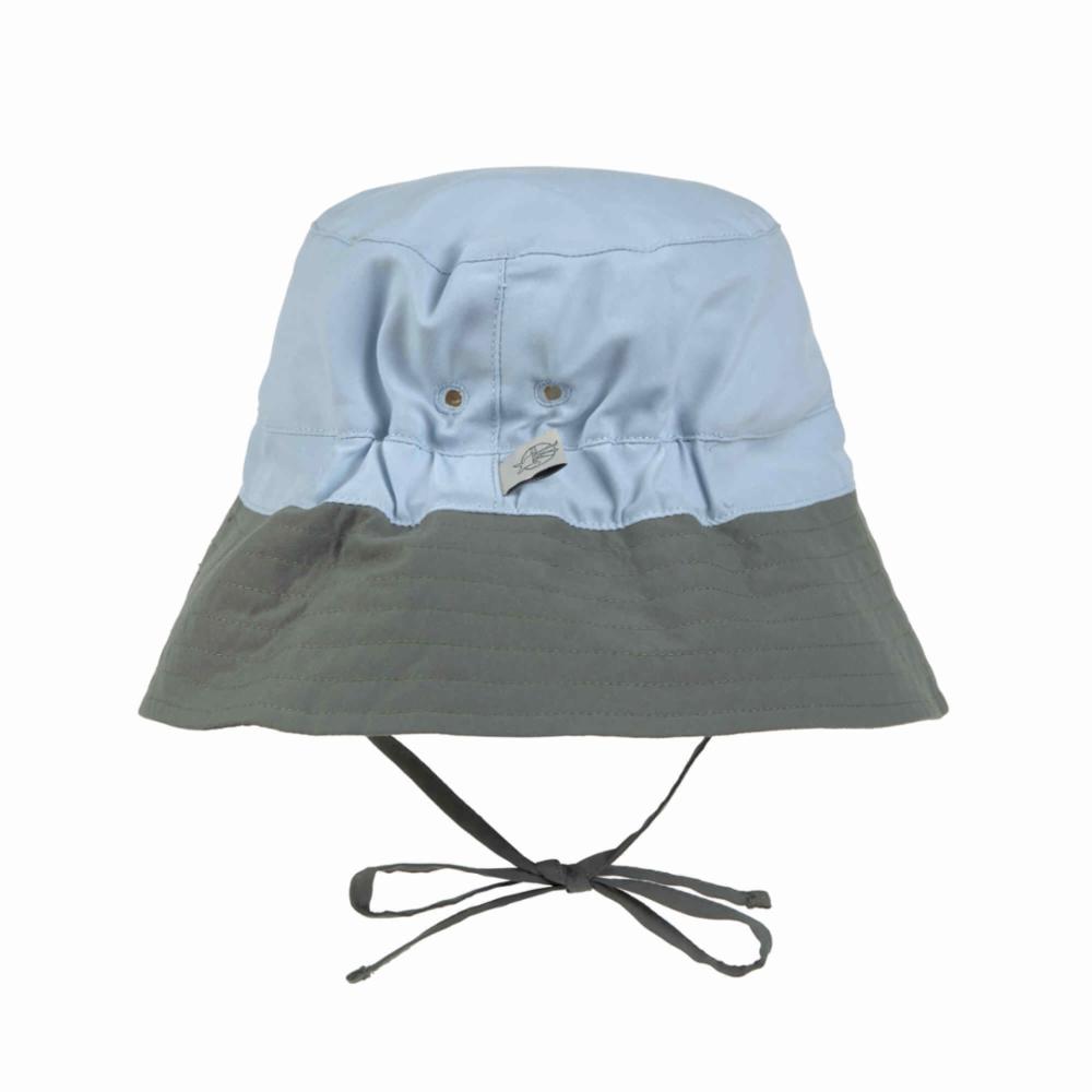 Lässig UV-hattu - Sky blue-olive - 0-6 kk