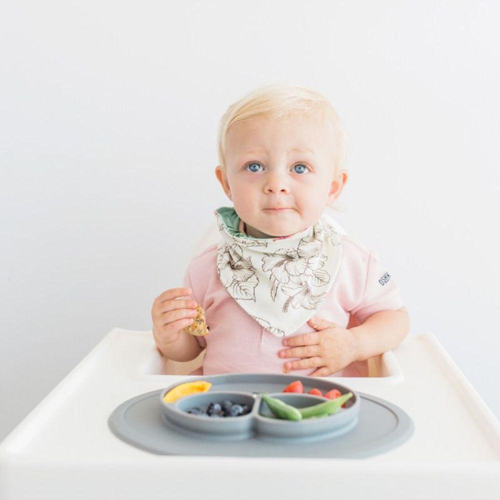 ezpz Mini Mat -lastenkulho + ruokailualusta - Gray