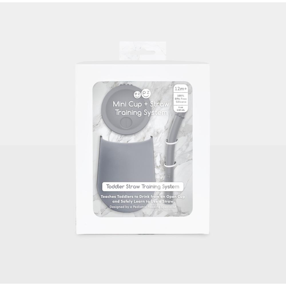 ezpz Mini Cup & Straw training Pillimuki - Gray