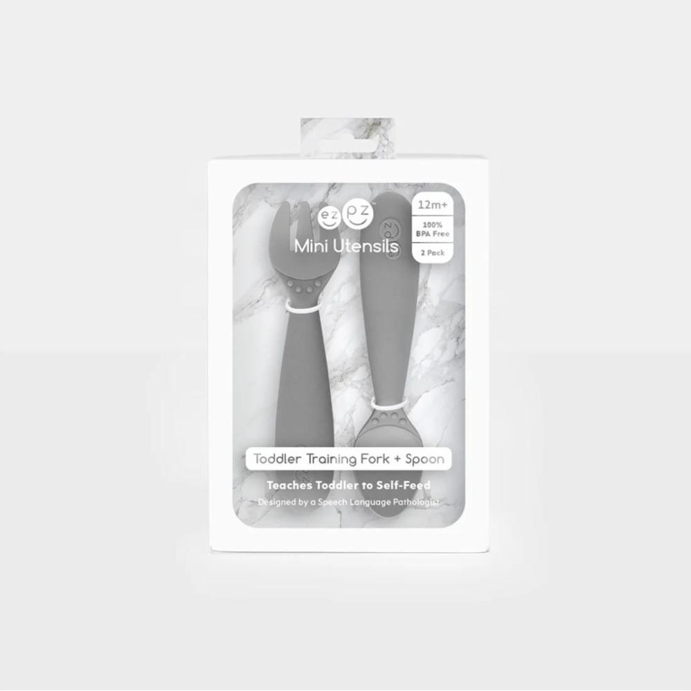 ezpz Mini UtenSils - Gray