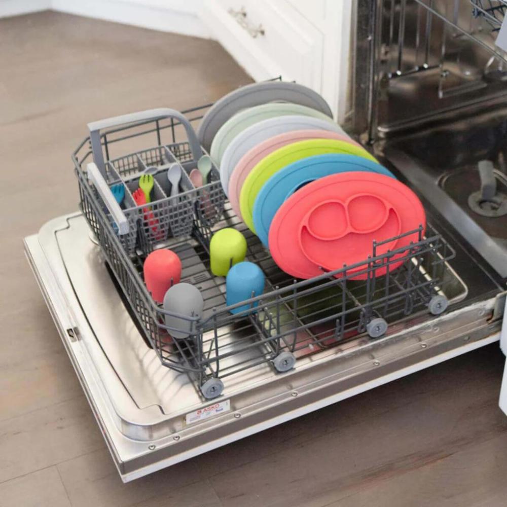 ezpz Mini Feeding Set - Gray