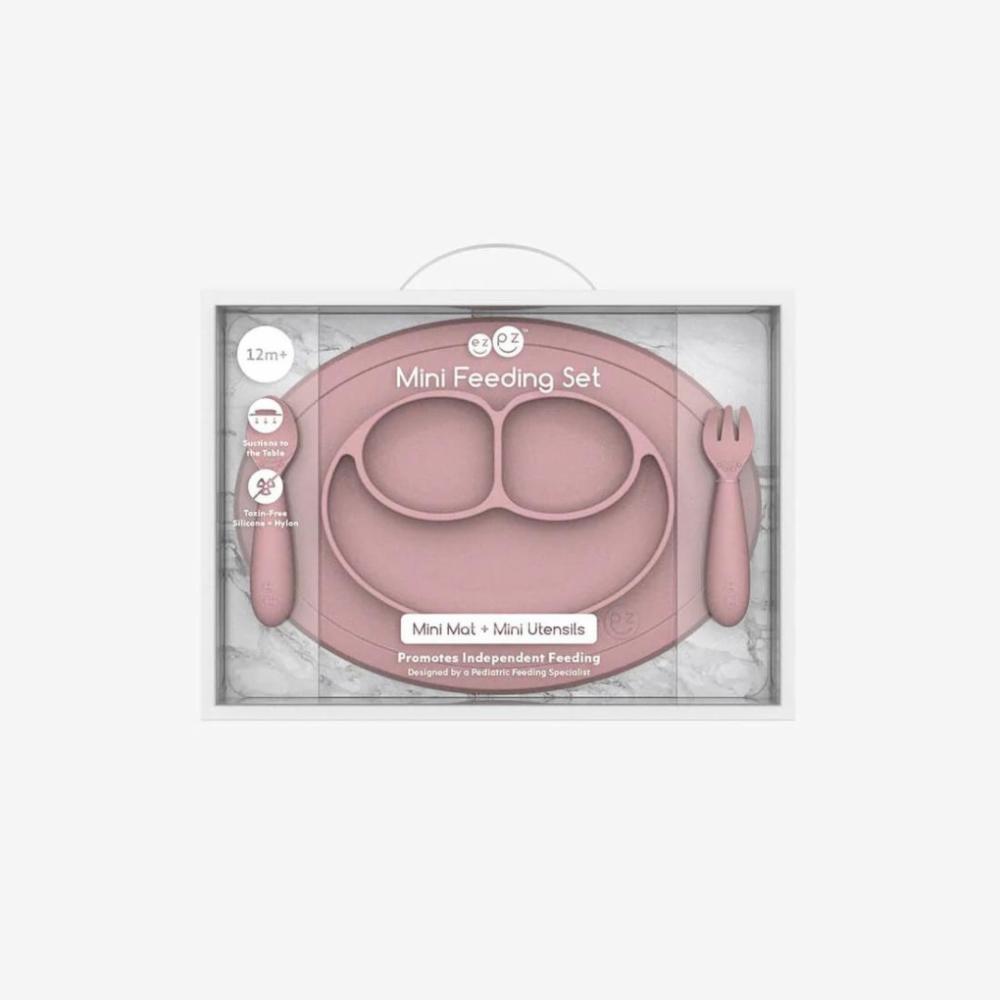 ezpz Mini Feeding Set - Blush