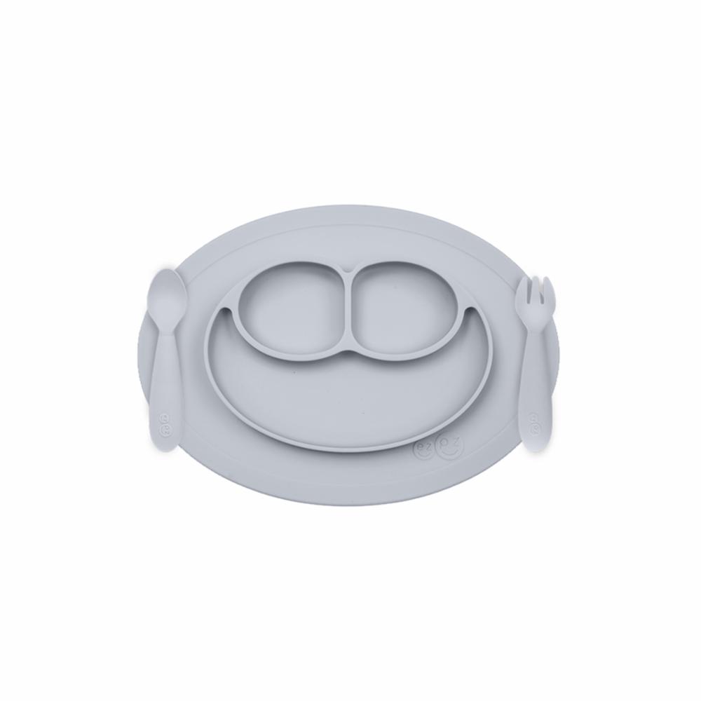 ezpz Mini Feeding Set - Pewter
