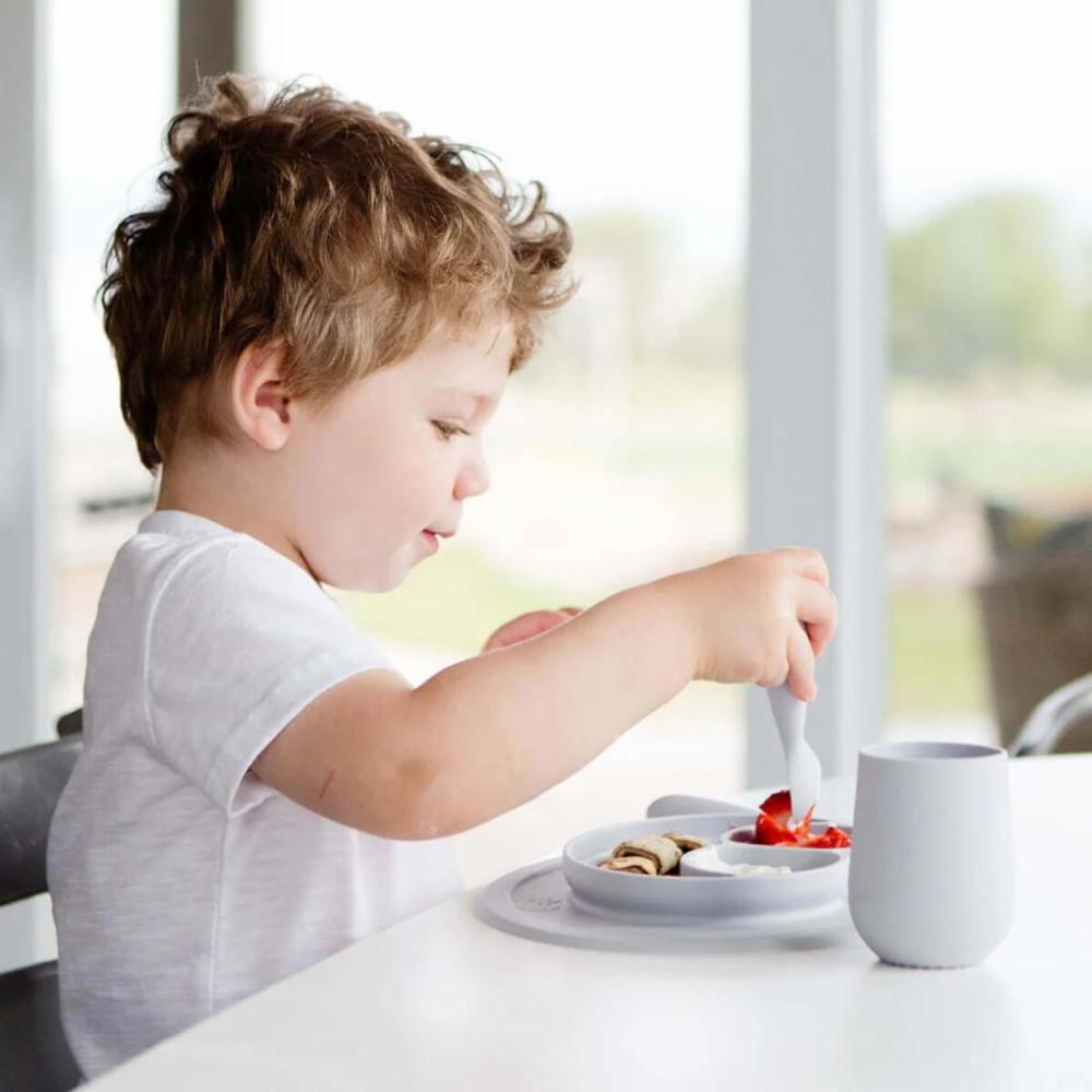 ezpz Mini Feeding Set - Pewter