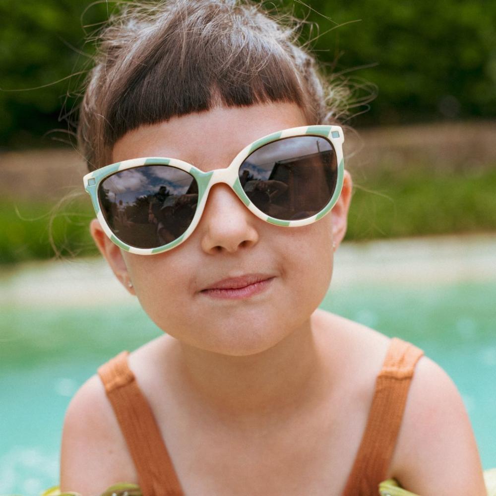 Ki ET LA Buzz Sunglasses 4-6y. - Salvia Stripe