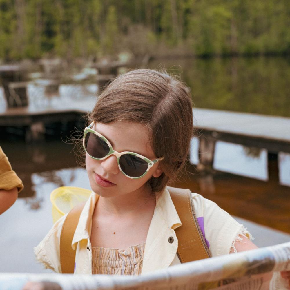Ki ET LA Buzz Sunglasses 4-6y. - Salvia Stripe