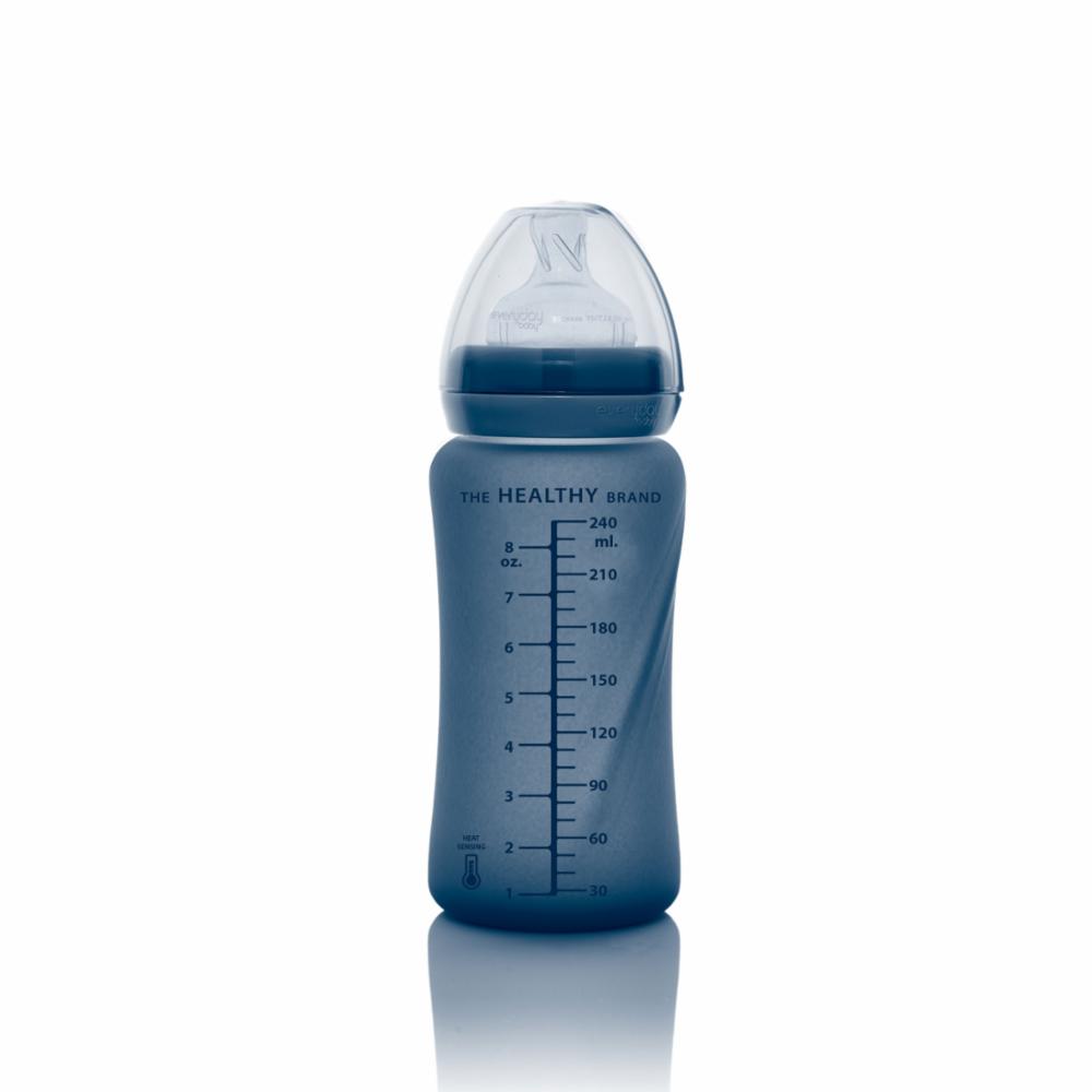 Everyday Baby Lasituttipullo Lämpöindikaattorilla 240 ml - Blueberry