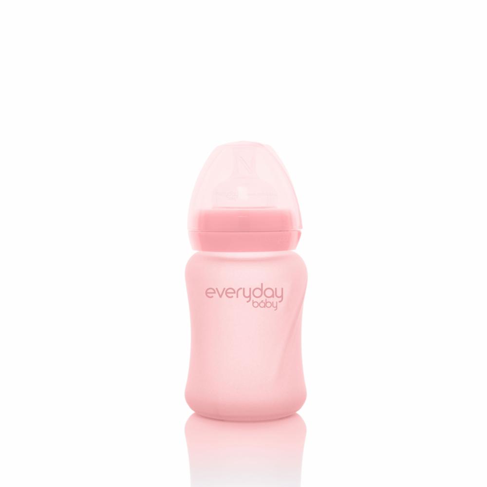 Everyday Baby Baby Glass Bottle 150 ml - Rose Pink