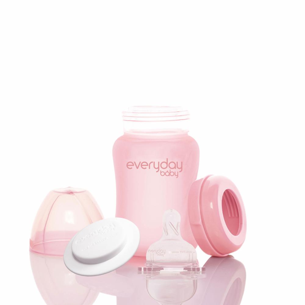 Everyday Baby Baby Glass Bottle 150 ml - Rose Pink