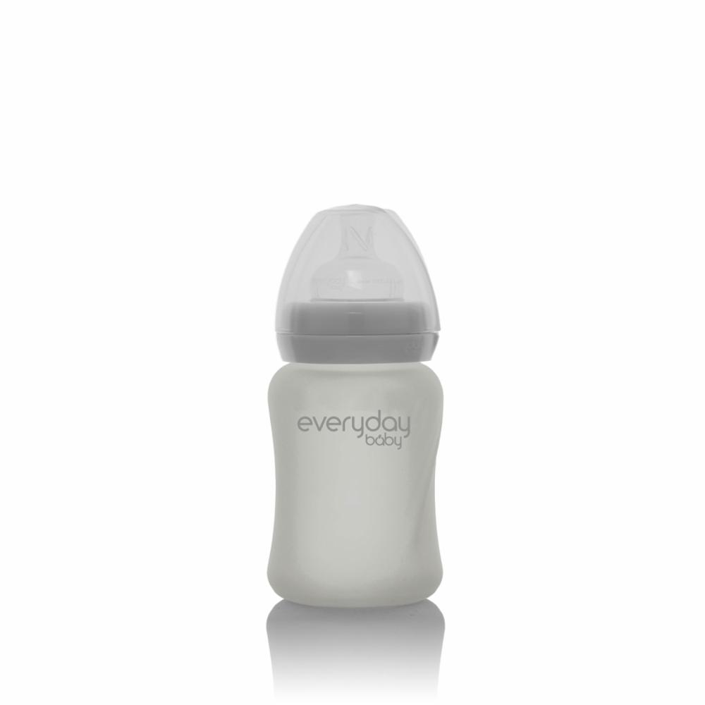 Everyday Baby Baby Glass Bottle 150 ml - Quiet Gray