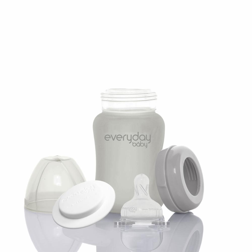 Everyday Baby Baby Glass Bottle 150 ml - Quiet Gray