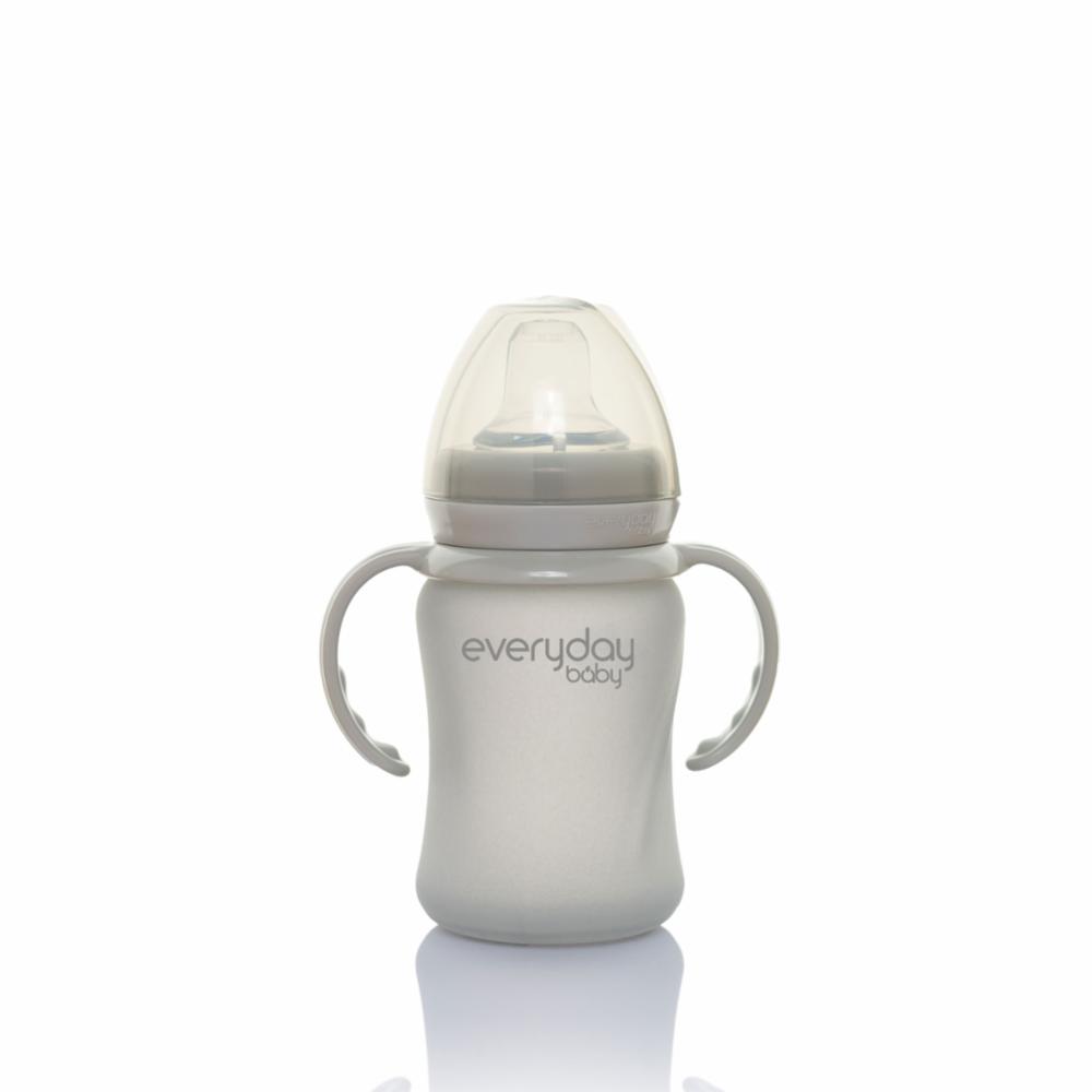 Everyday Baby Lasinen Nokkamuki 150 ml - Quiet Gray