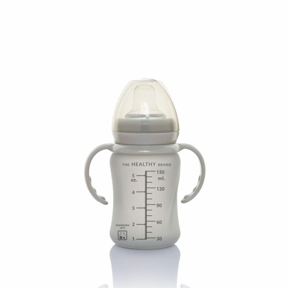 Everyday Baby Lasinen Nokkamuki 150 ml - Quiet Gray