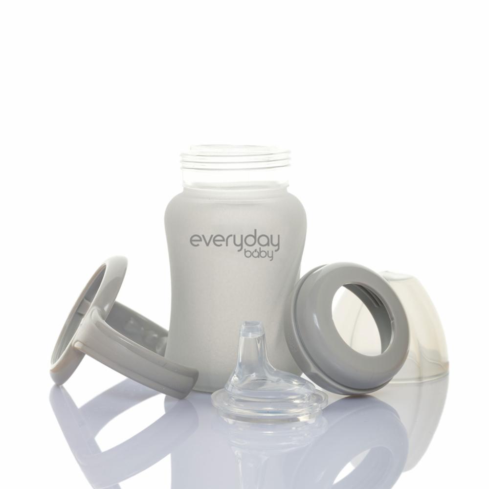 Everyday Baby Lasinen Nokkamuki 150 ml - Quiet Gray