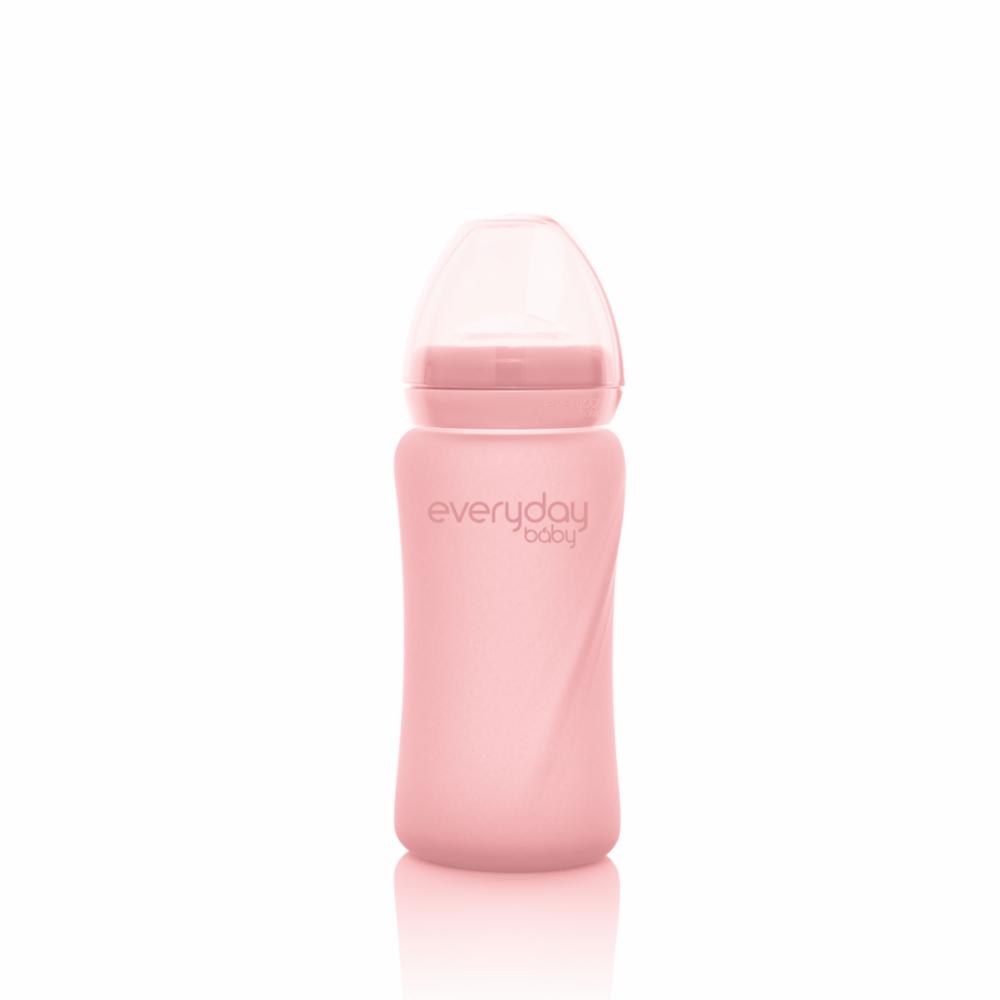Everyday Baby Lasinen Pillipullo 240 ml - Rose Pink