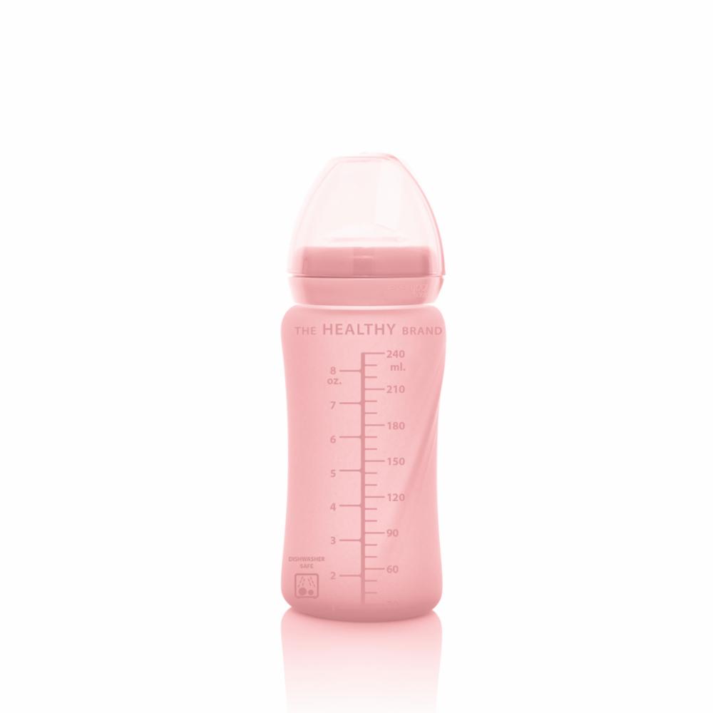 Everyday Baby Lasinen Pillipullo 240 ml - Rose Pink