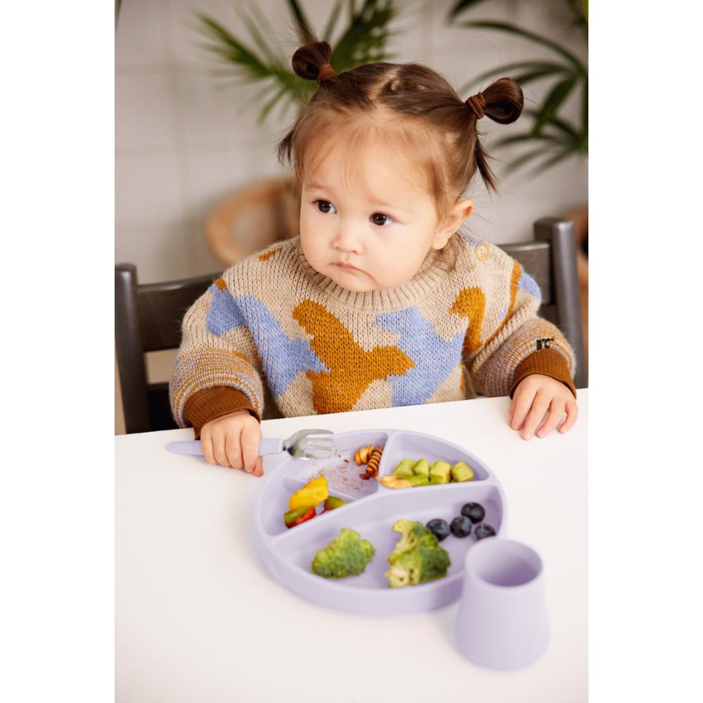 Everyday Baby Silicone Suction Plate - Light Lavender