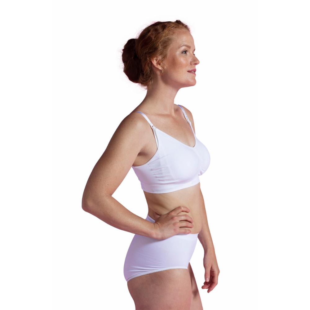 Carriwell Seamless Nursing Bra - White - L