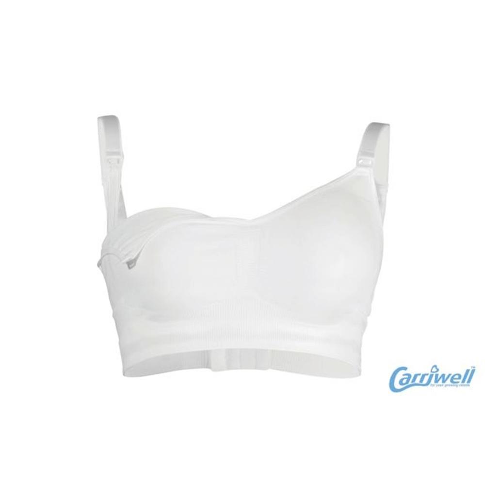 Carriwell Seamless Nursing Bra - White - L