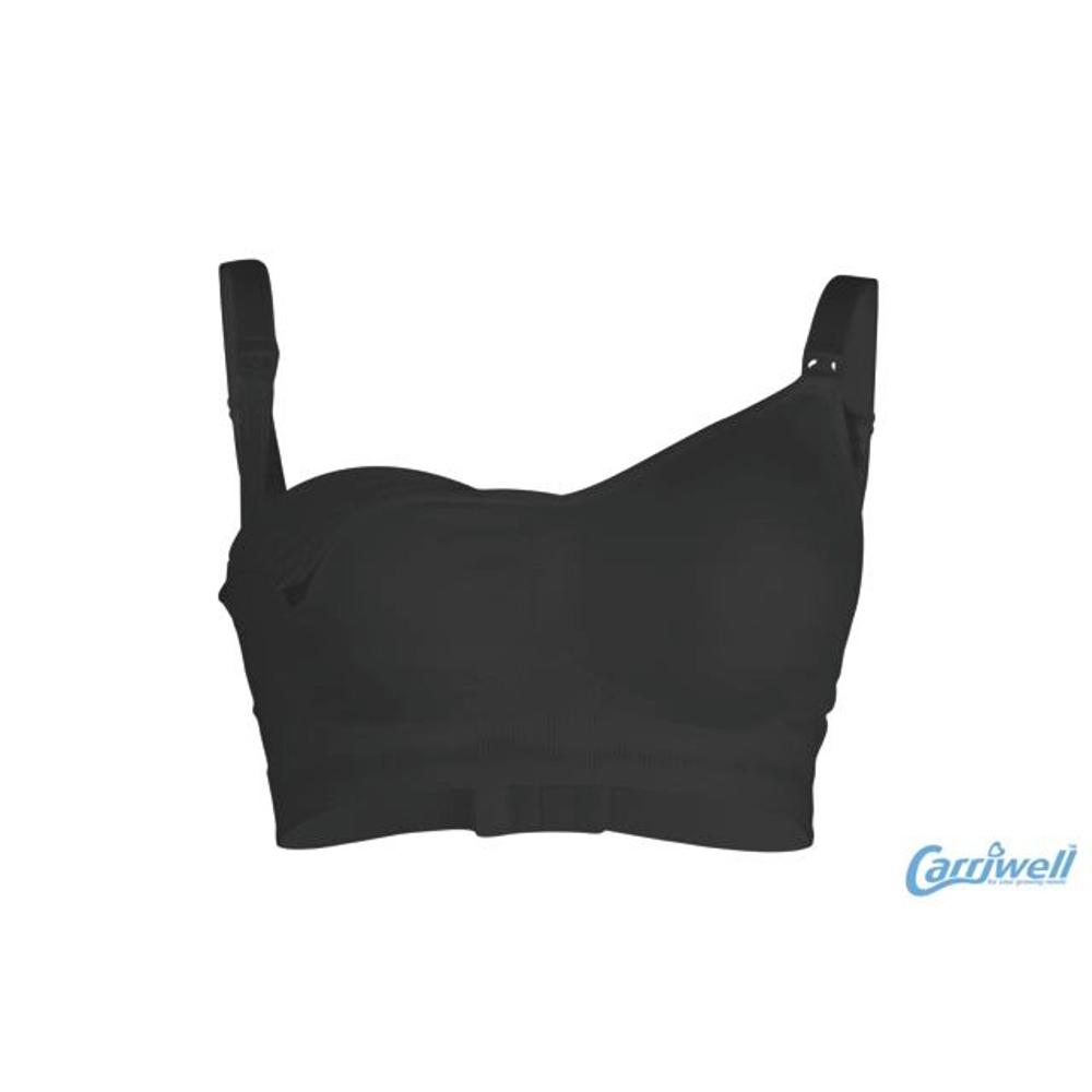 Carriwell Seamless Nursing Bra - Black - M