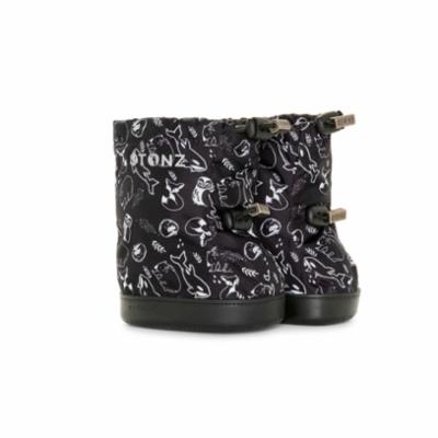 Stonz Booties - Neo Stonz Print Black - M