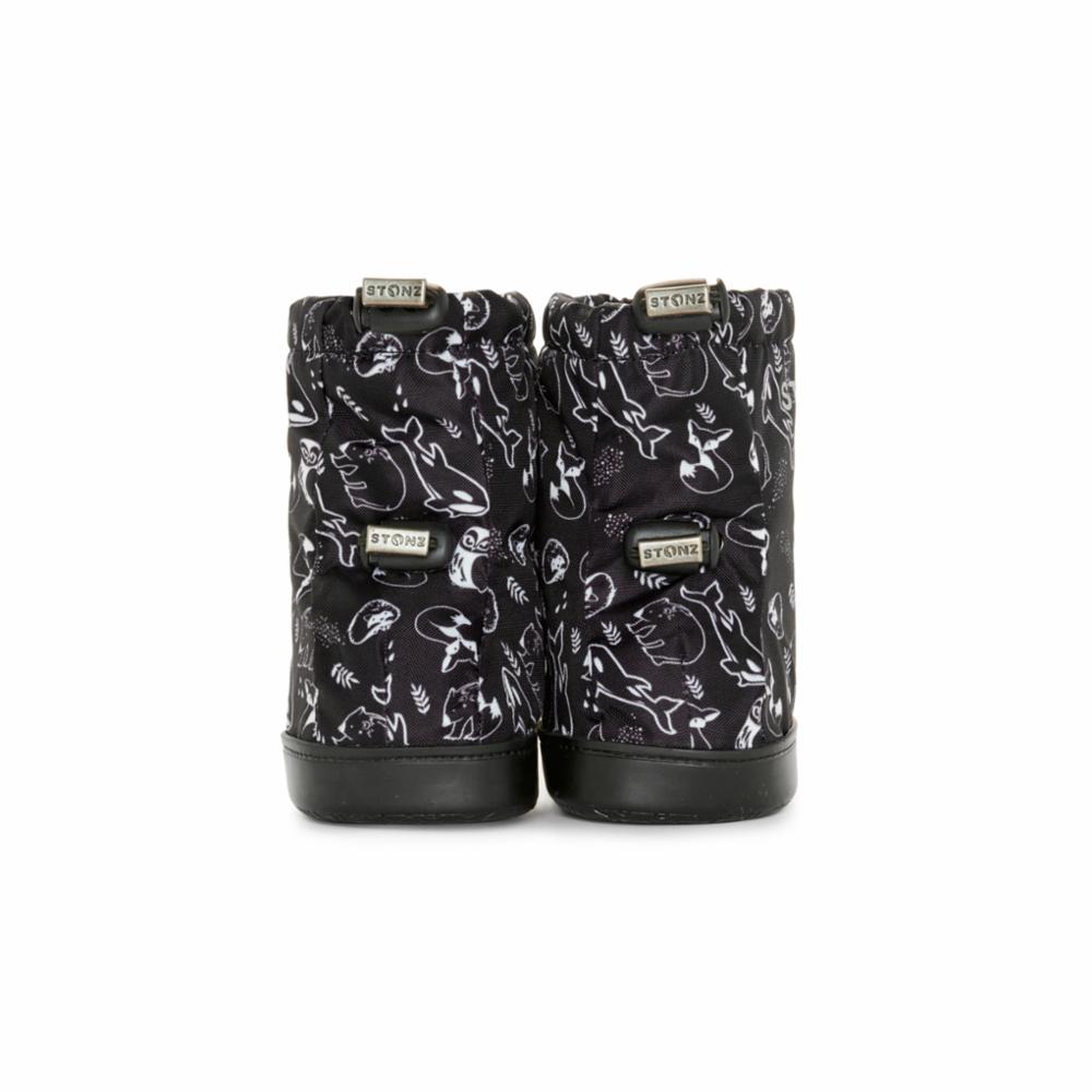 Stonz Booties - Neo Stonz Print Black - M