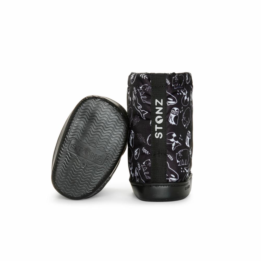 Stonz Booties - Neo Stonz Print Black - M