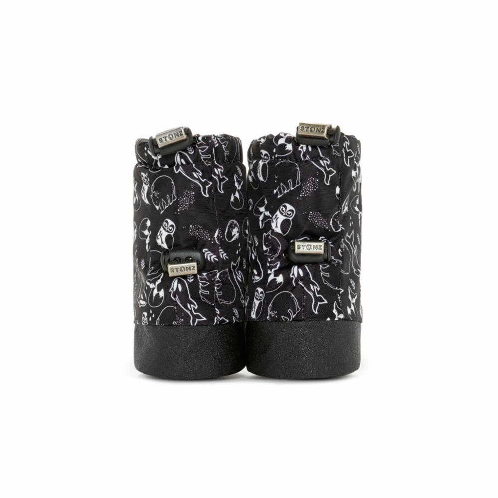 Stonz Booties - Neo Stonz Print Black - S