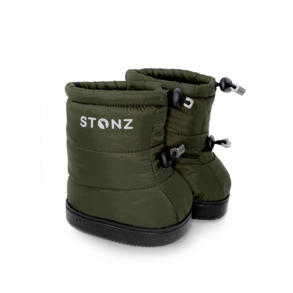 Stonz Puffer Booties - Pine - M