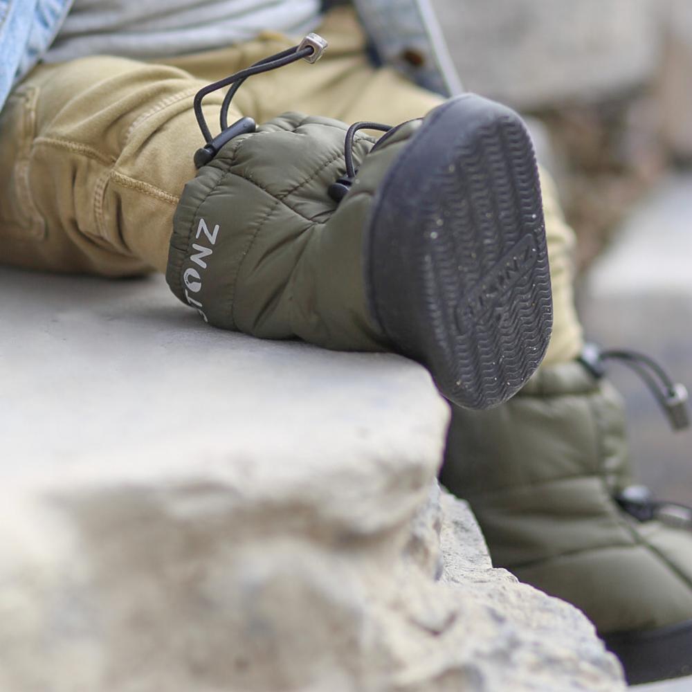 Stonz Puffer Booties - Pine - M