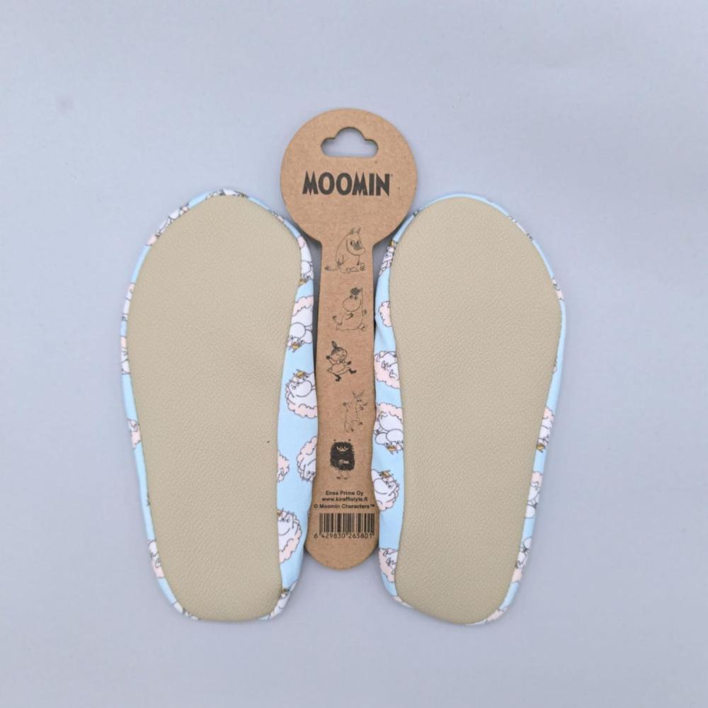 Muumi Lasten Tossut - Vaaleansininen - Koko 21-23