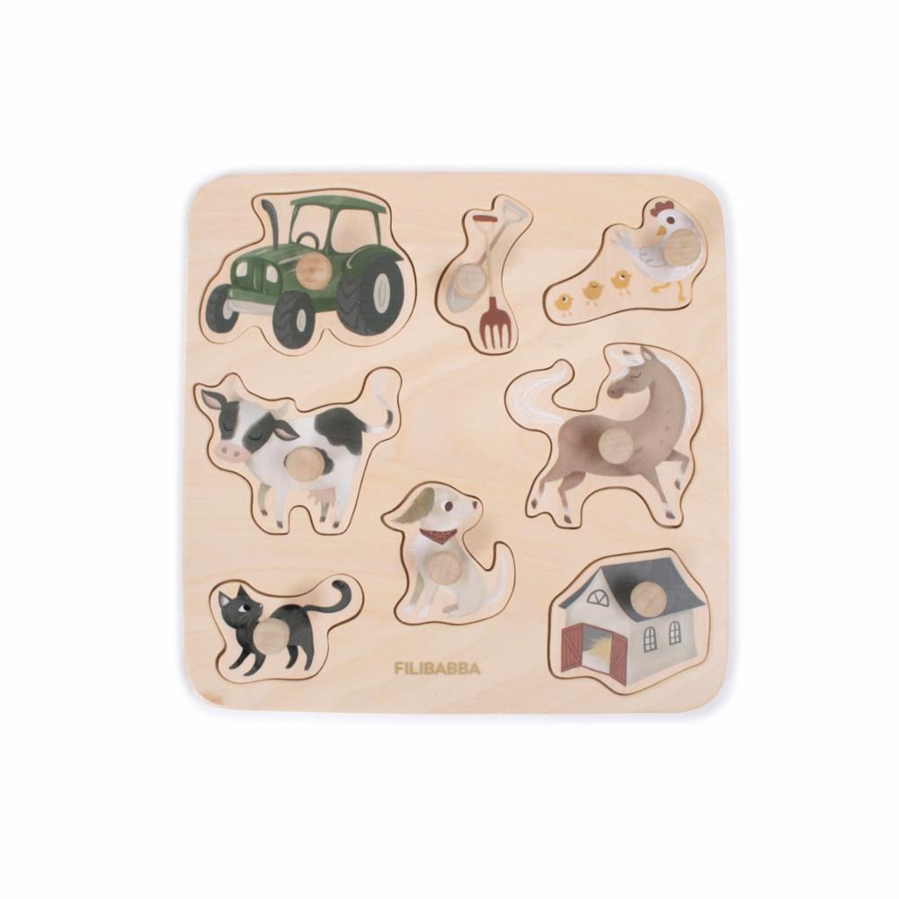 Filib Wooden puzzle Magic Farm