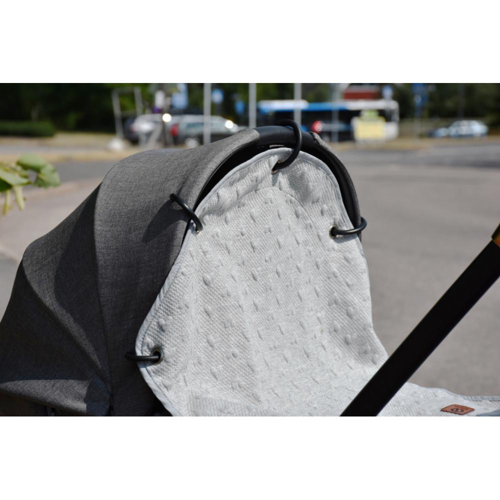 Emma Canopy Blind heart, Light Grey
