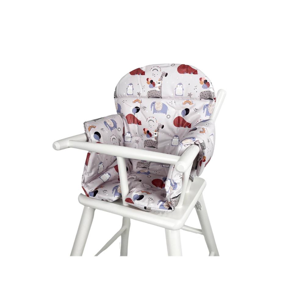Emma Seat For High Chai, Beige elephants