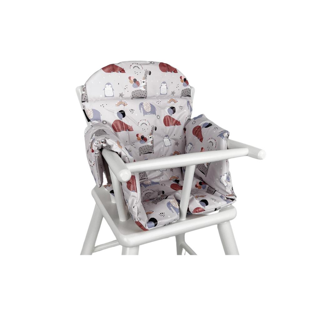 Emma Seat For High Chai, Beige elephants