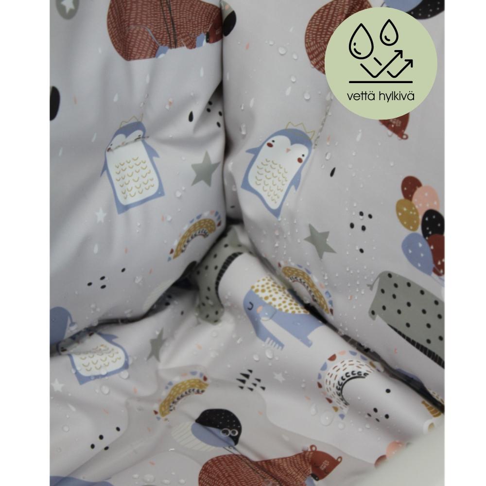 Emma Seat For High Chai, Beige elephants