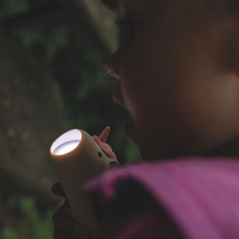 Rabbit&Friends Silikoninen Lasten Taskulamppu - Unicorn