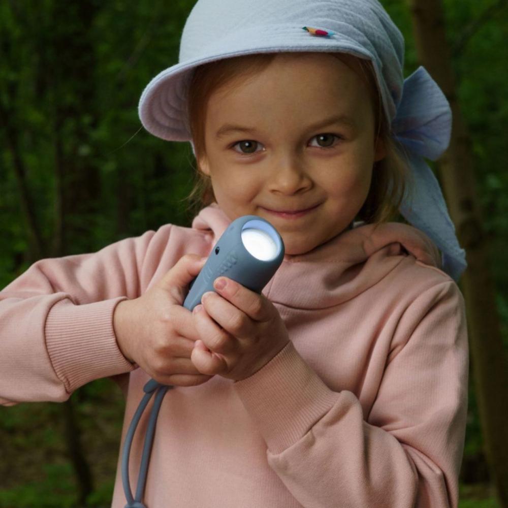 Rabbit&Friends Silikoninen Lasten Taskulamppu - Hai