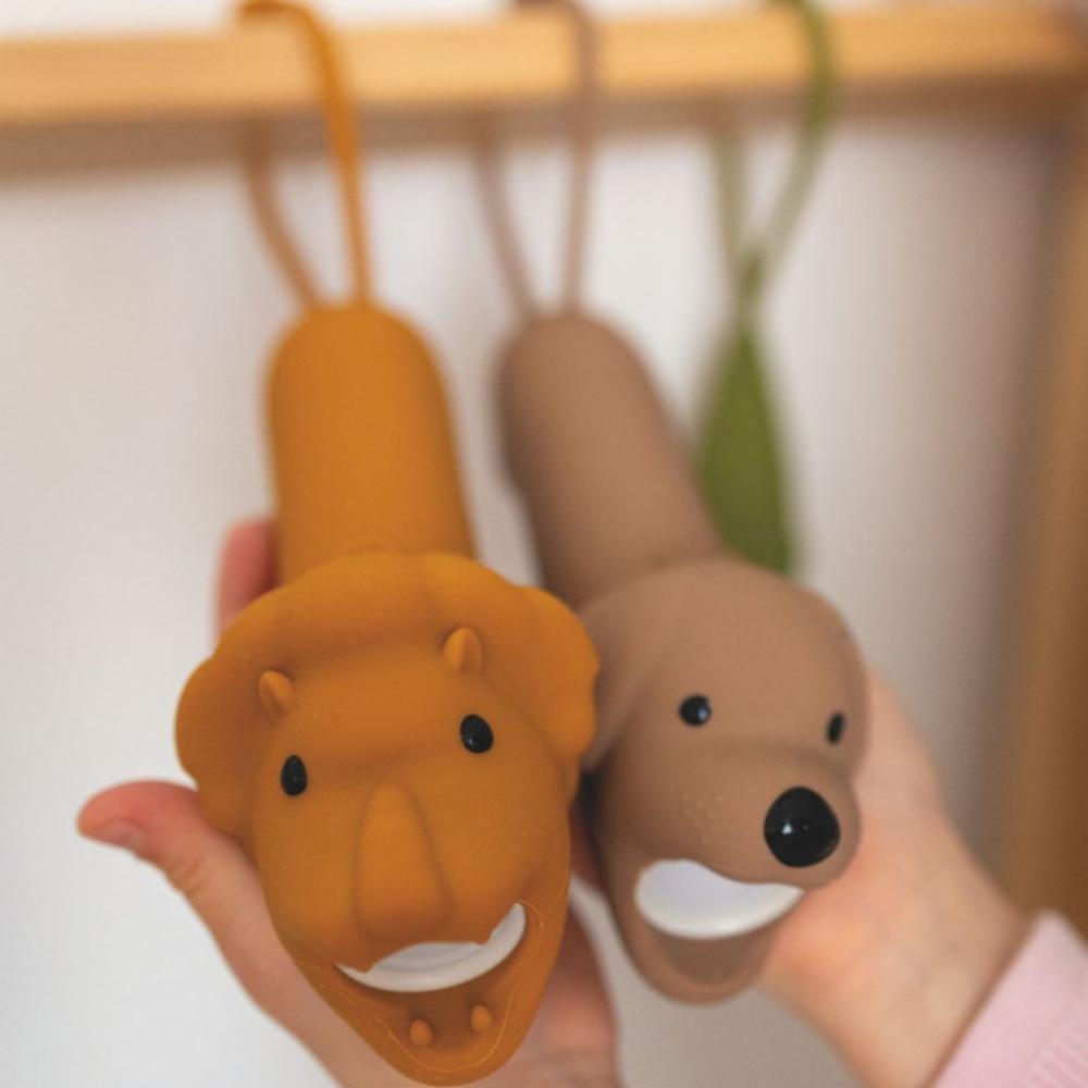 Rabbit&Friends Silikoninen Lasten Taskulamppu - Koira