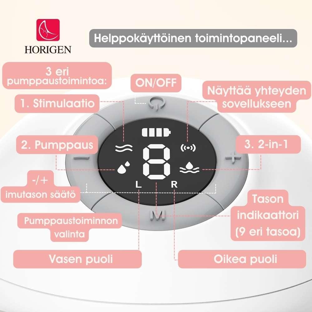 Horigen Electric Breast Pump - Handsfree Easemore