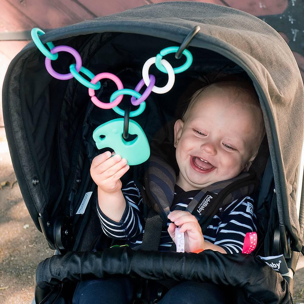Addbaby Barnvagnsringar liten, Grön