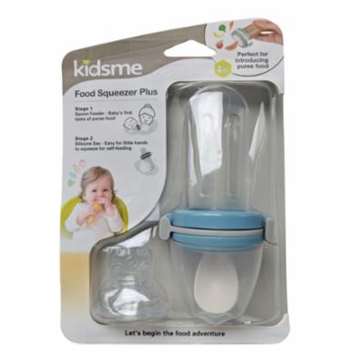 Kidsme Food Squeezer Sil., Azure sin