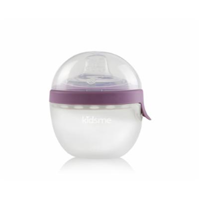 Kidsme 2-in-1 Tuttipullo Silicone Oval 150ml - Luumu
