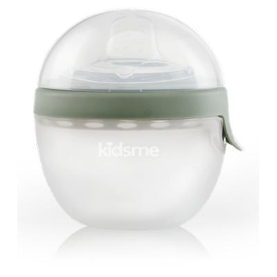 Kidsme 2-in-1 Tuttipullo Silicone Oval 150ml - Vihreä